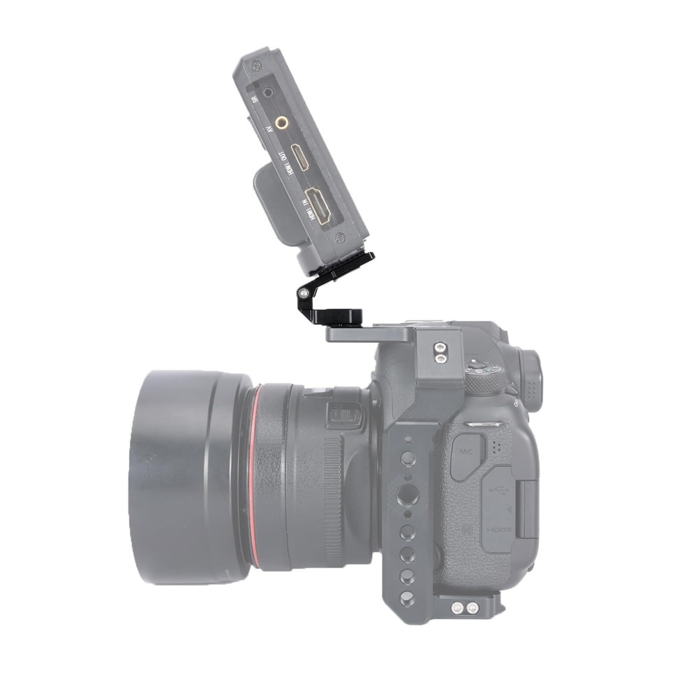 Right-Angle Bracket Mini L-Shape Mounting Plate for ARRI Thread 180 Degree Ad...