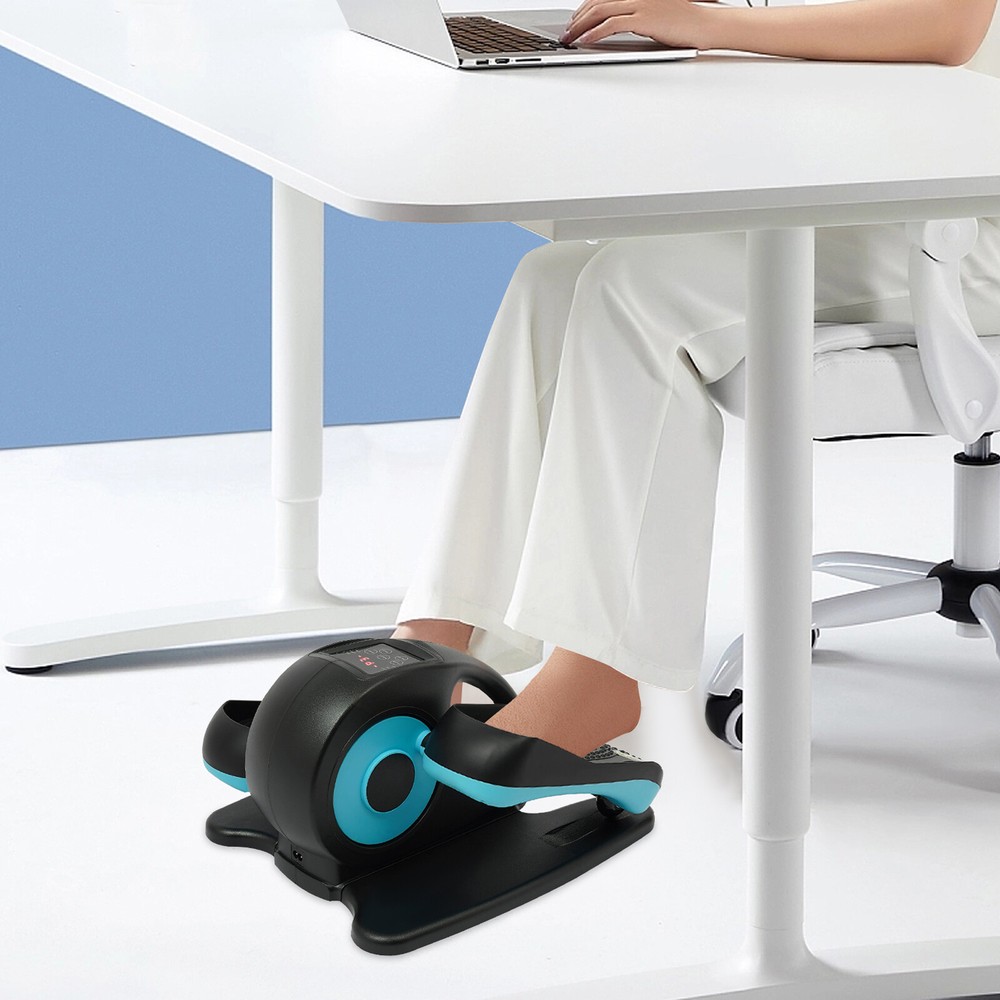 Electric Elliptical Trainer for Home Use - Compact Under Desk Leg Exerciser