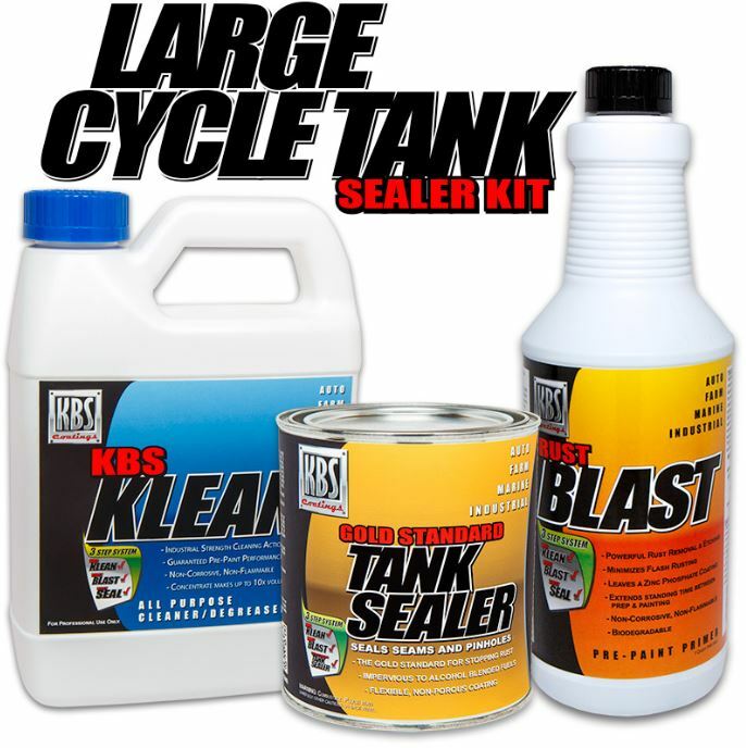 KBS Coating 52050 - KBS Large Cycle Tank Sealer Kit