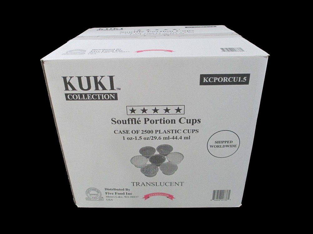 1oz-1.5oz Portion cups - 2500 Cups - Kuki Collection