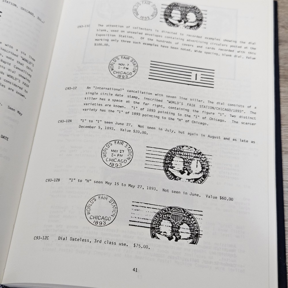 Postal Markings US Expositions 1986 Bomar HC 1st Edition