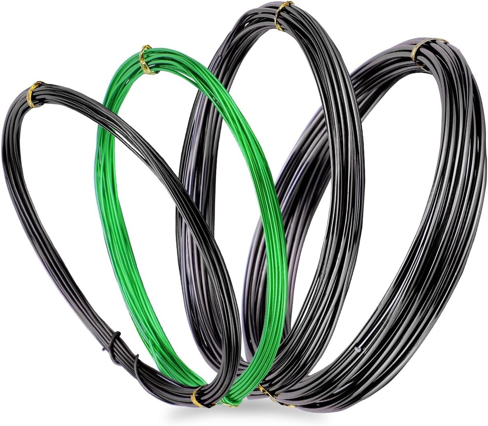 Aluminum Bonsai Training Wire Set 4 Rolls 64 Ft