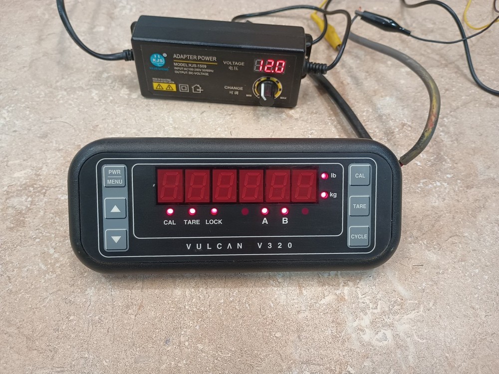 Vulcan V320 Meter, on-board scale meter. Working