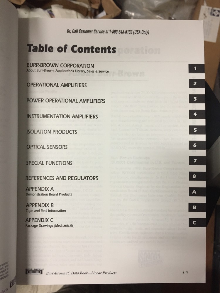 Data Book = Burr-Brown Linear Products Semiconductor Devices 1996/1997 =