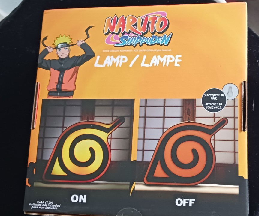 NARUTO SHIPPUDEN Konoha Lamp NIB