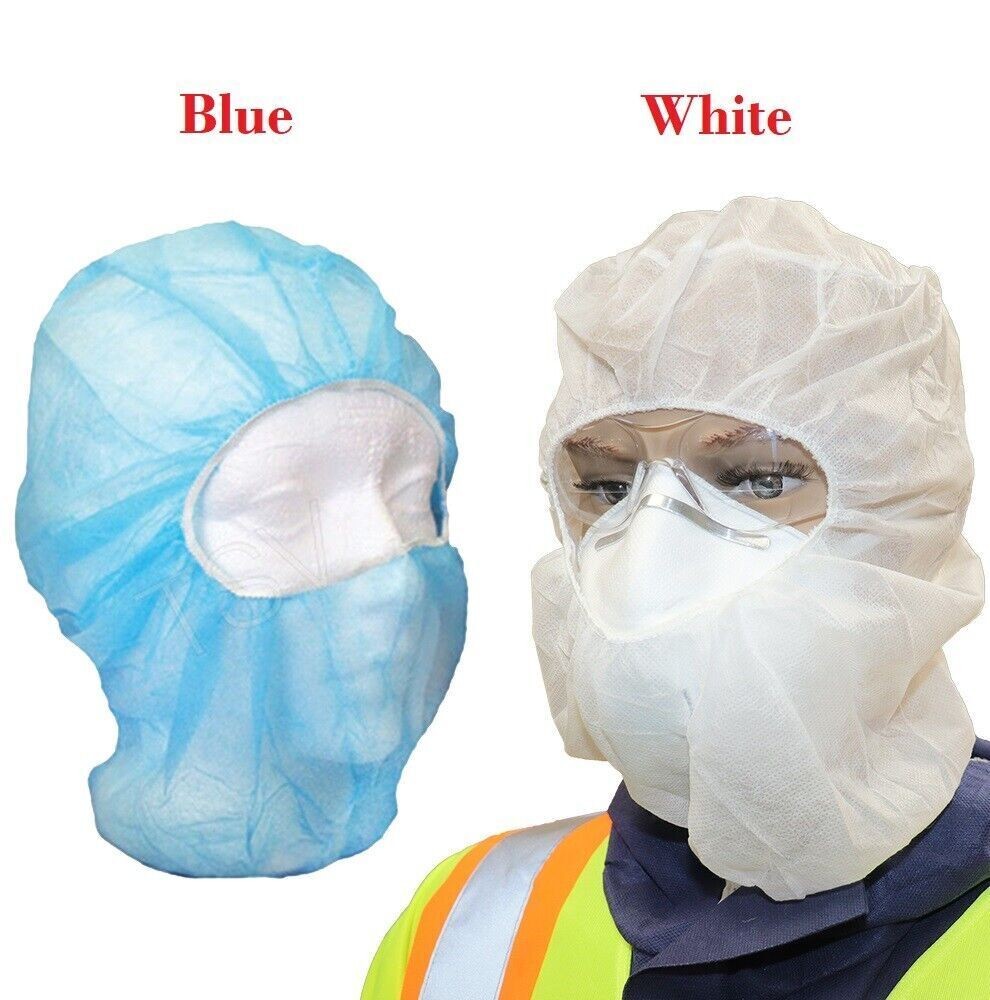 Disposable Polypropylene Personal Protection Hood Packaging Moving Shipping