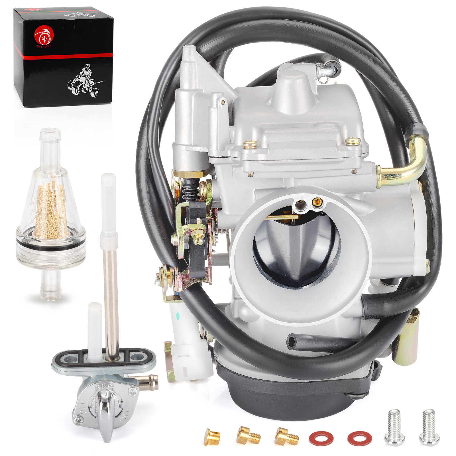 Carburetor + Fuel Valve 1999-2003 For Yamaha Road Star 1600 1700 XV1600 XV1700