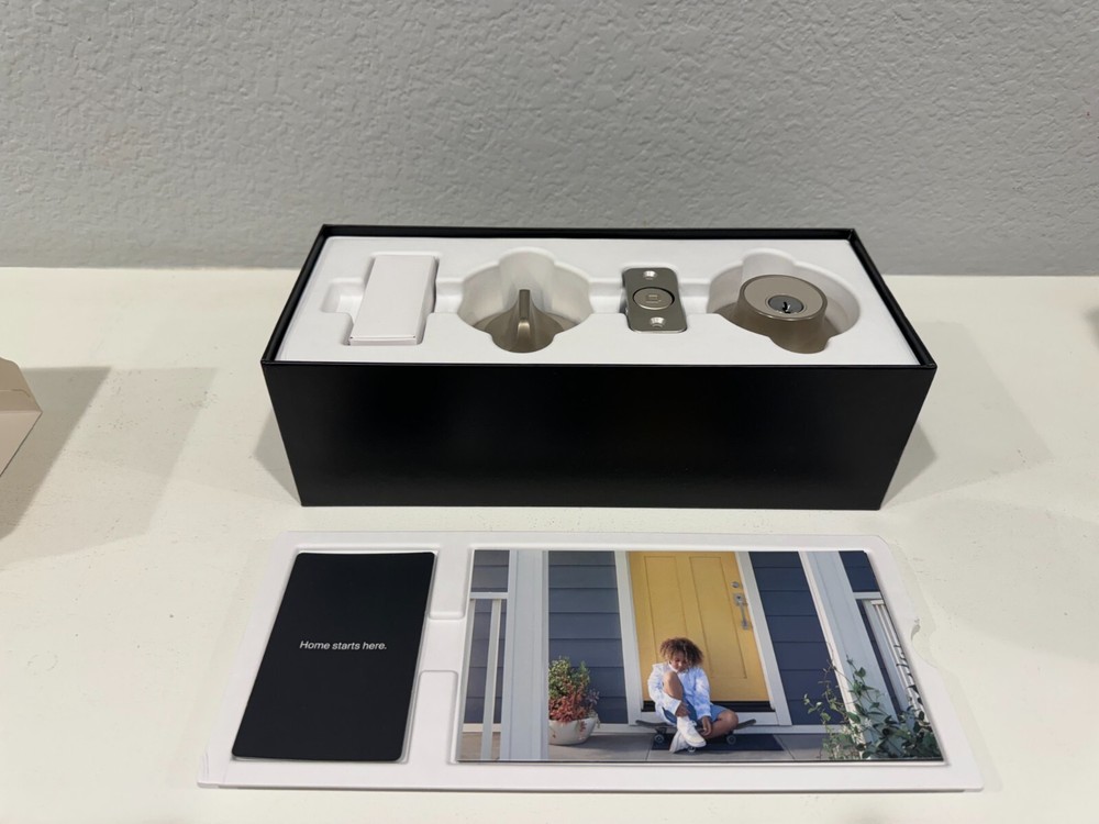 Level lock smart lock — new/open box, satin chrome finish