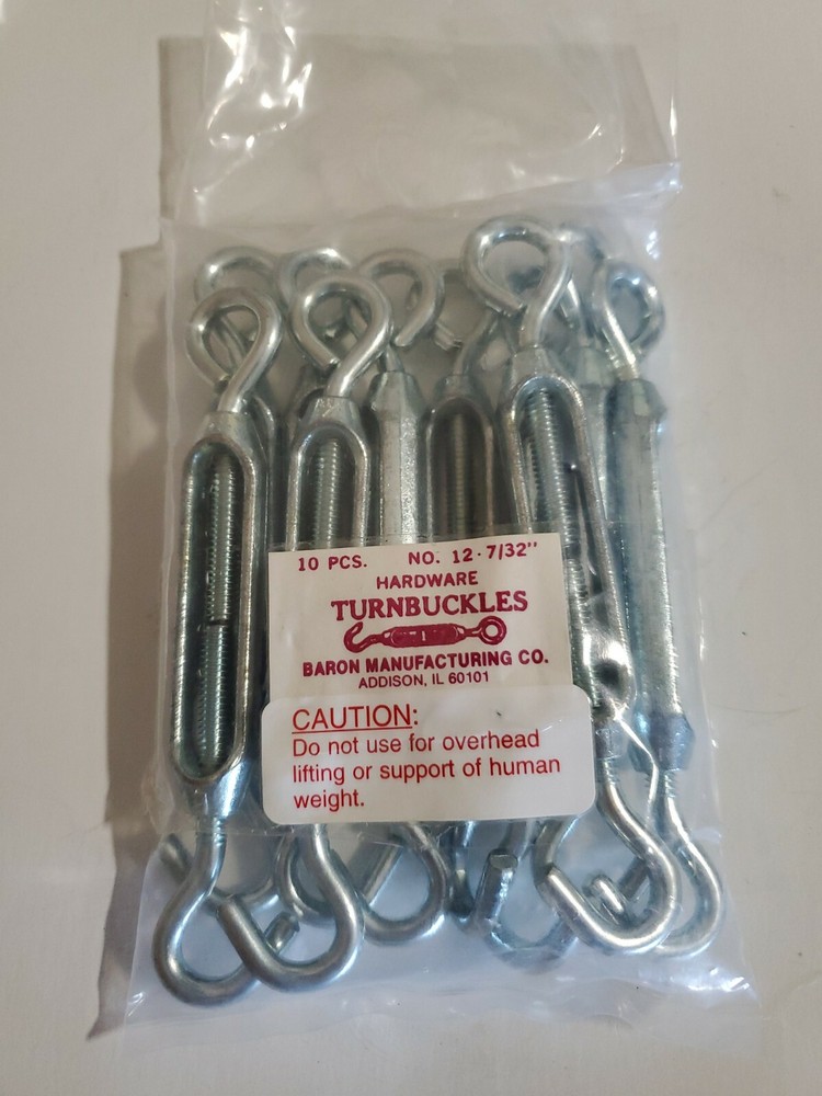 Hook & Eye Turnbuckle #12-7/32" ( 10 PCS )