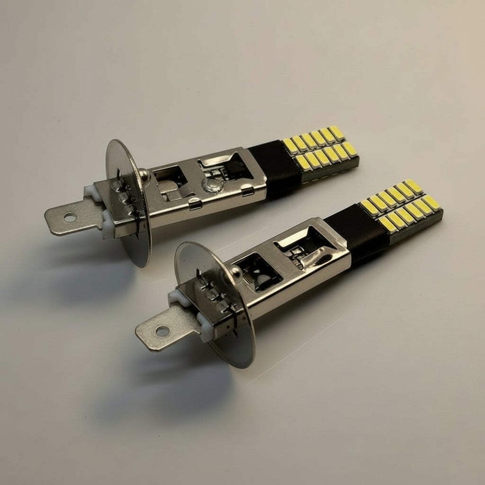 Replacement LED White Bulb Pair - Federal Signal Code3 Beacon Lightbar Rotator