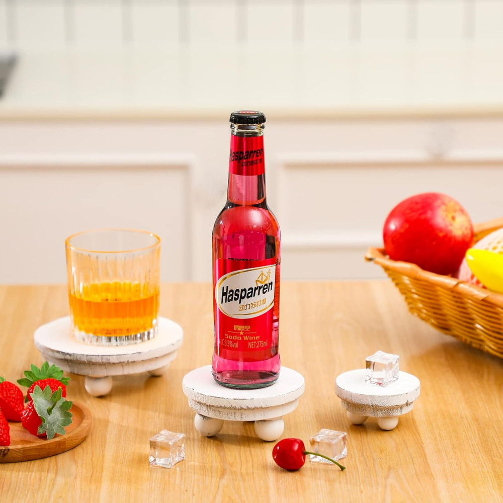 Wood Risers for Decor Wood Pedestal round Mini Riser Rustic 3 Pieces