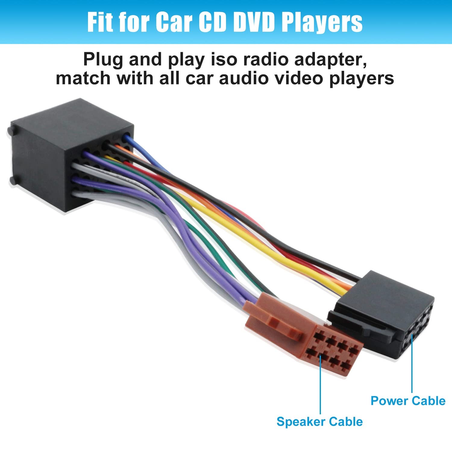 Car Radio Wiring Harness Adapter Compatible with BMW 3 E30 E36 E46 E34 5 E39...