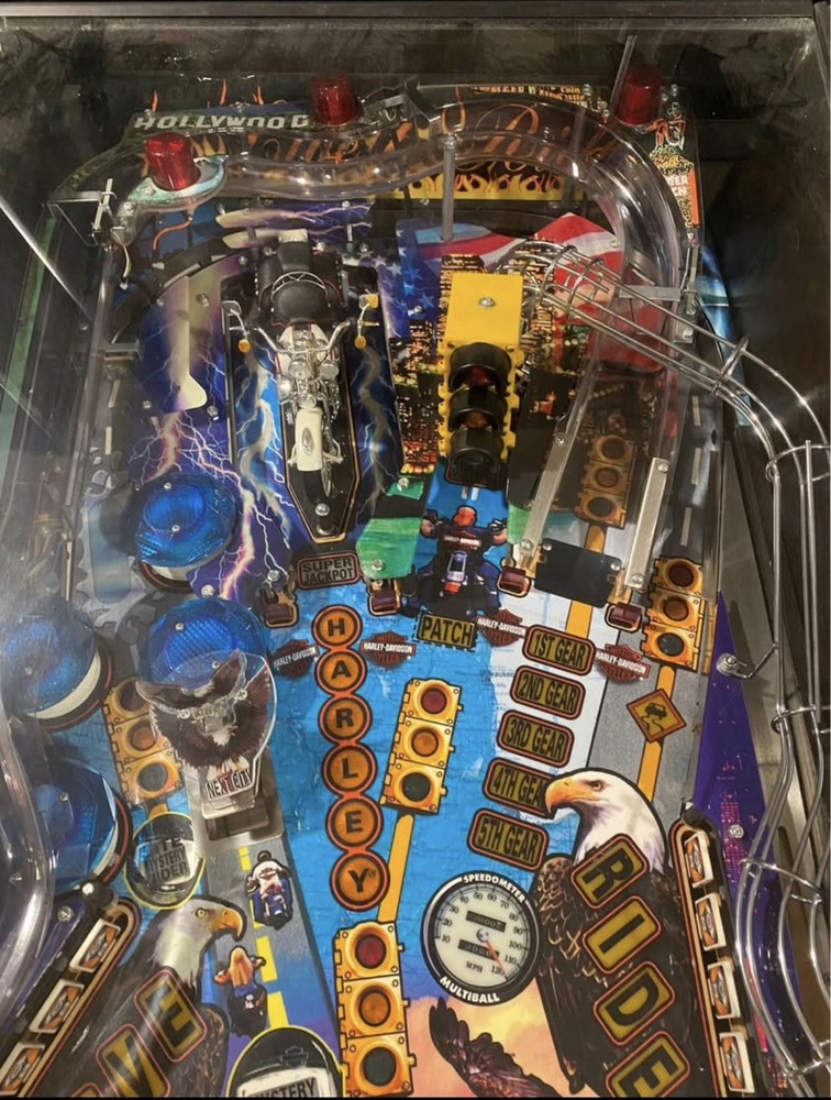 SEGA HARLEY DAVIDSON PINBALL MACHINE GAME