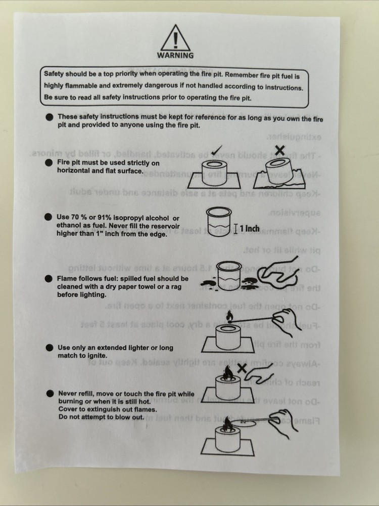 Moderne Elegance Personal Fire Pit Set