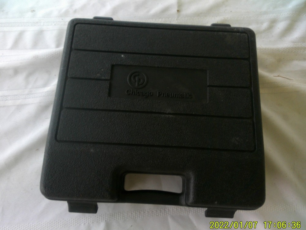 VINTAGE HARD SHELL PLASTIC EMPTY CHICAGO PNEUMATIC CASE