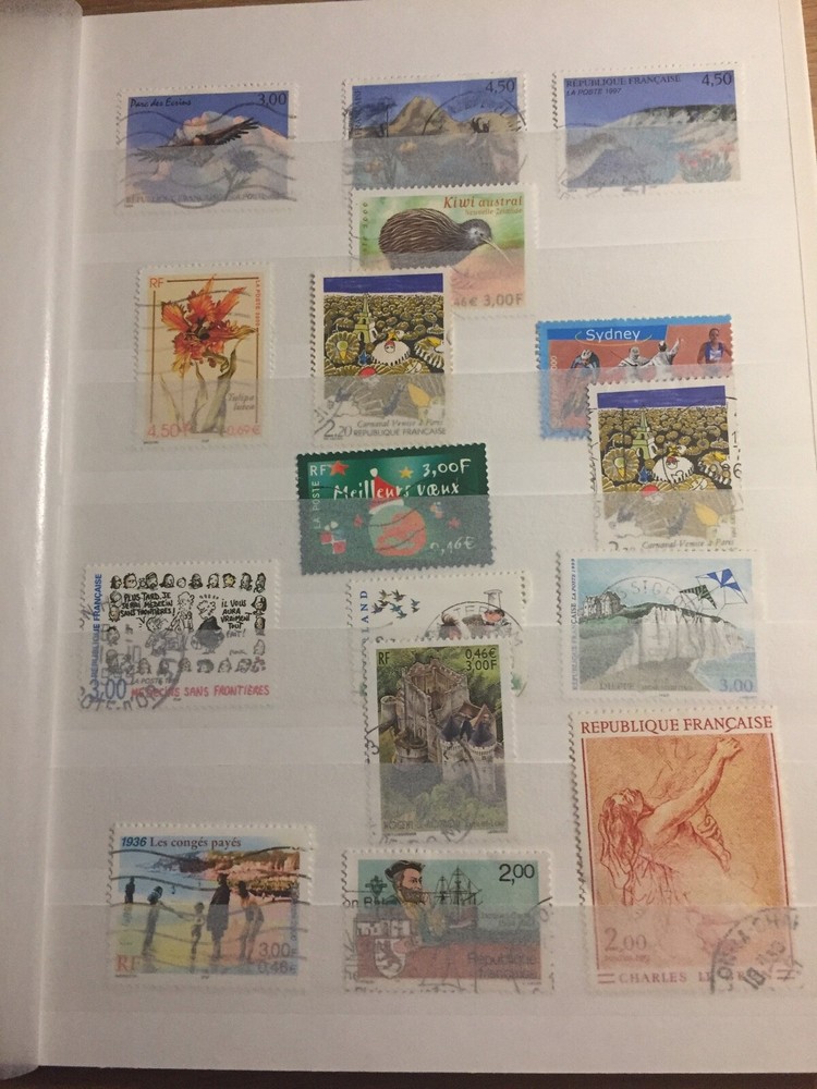 Complete 185 Stamp Binder Stamps
