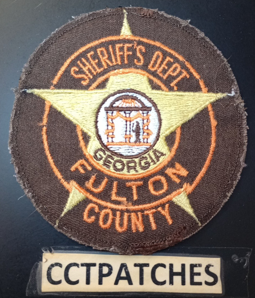 FULTON COUNTY, GEORGIA SHERIFF DEPT SHOULDER PATCH GA