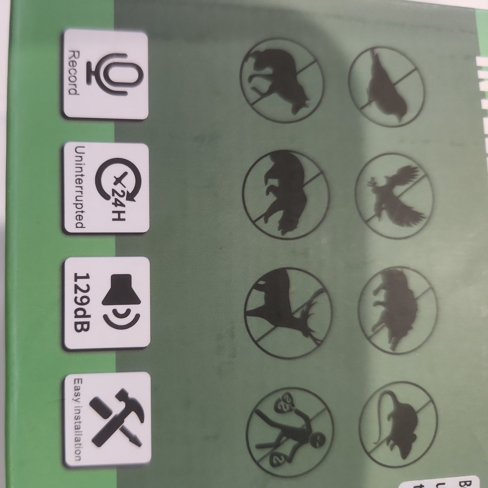 Solar Alarm Infrared Motion Detection
