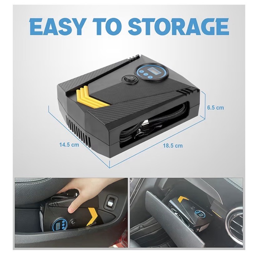 Digital Car Tire Inflator With Light