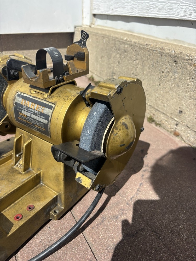 Darex Drill Sharpener 1/3HP Bench Grinder w/ Jig / MISSING HOLDER
