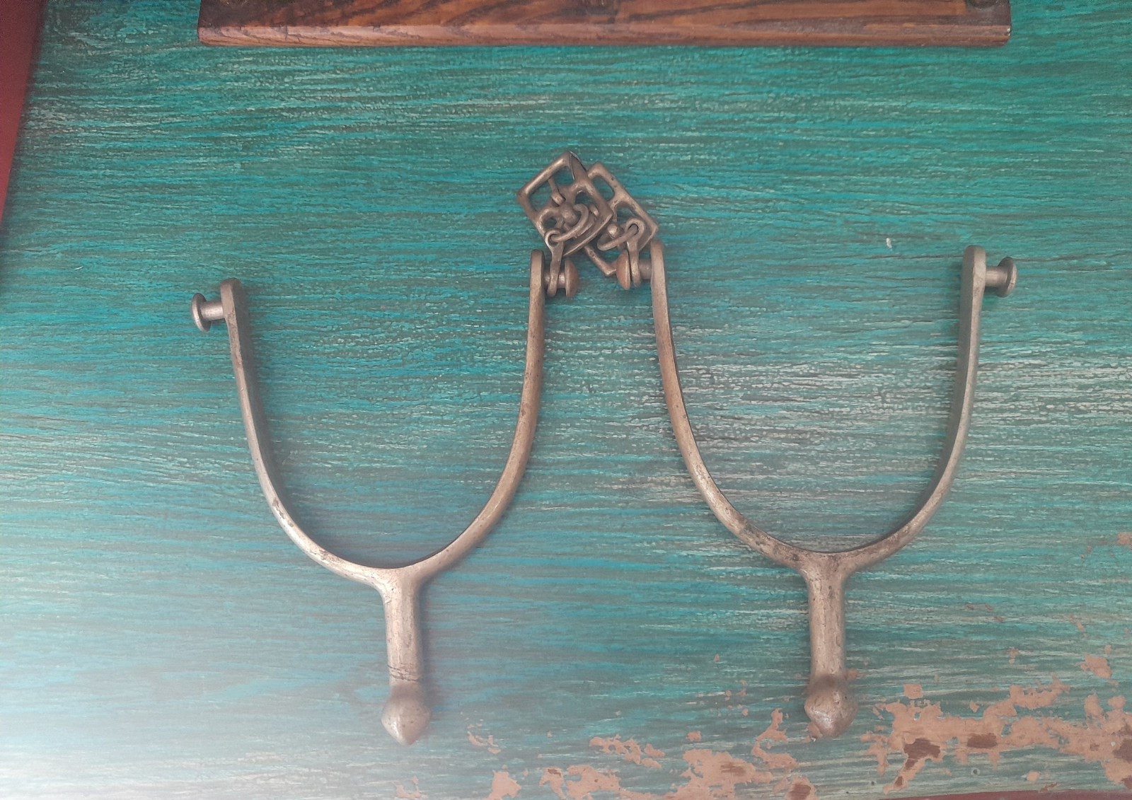 WW1 Calvary Spurs Stamped U.S. WL / AB Pre- 1926