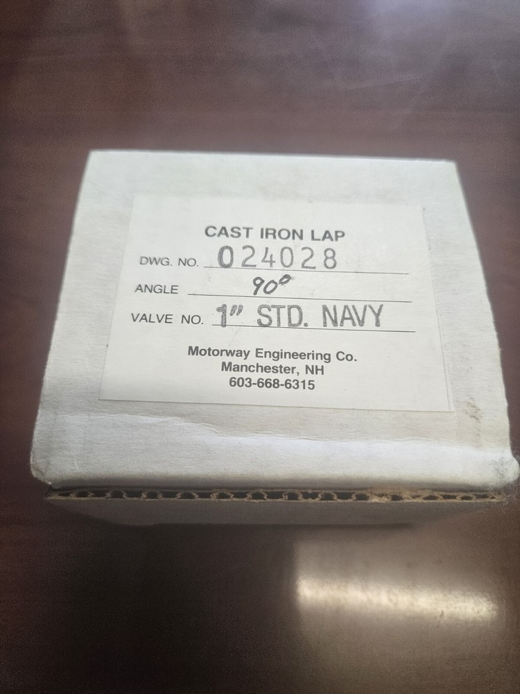 cast iron lap 90° 1" STD Navy 024028