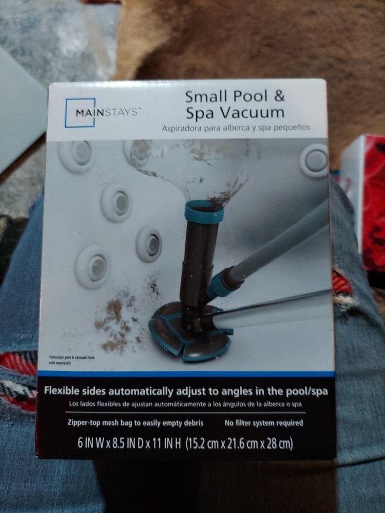 Small Pool & Spa Vacuum -no Filter System Required, Manual Vac