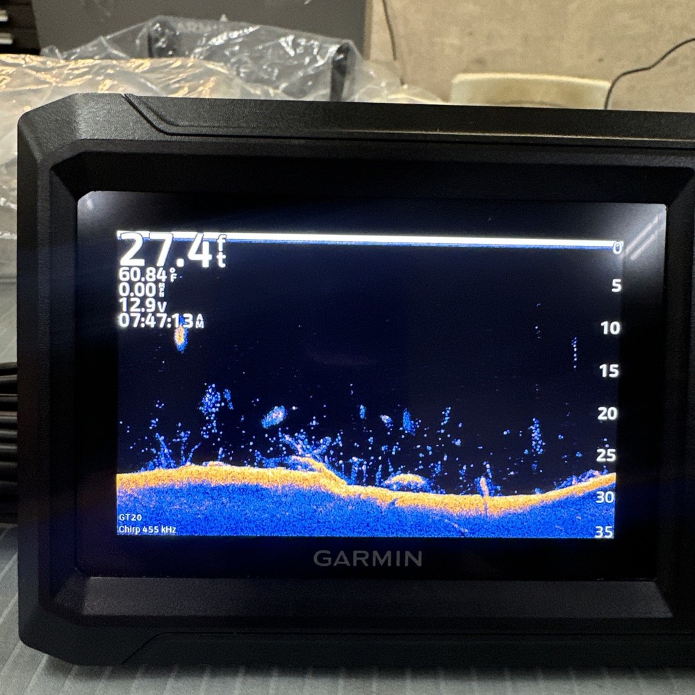 GARMIN ECHOMAP 5” UHD2 54CV + Transducer Chartplotter/Fishfinder Combo. SEE VID