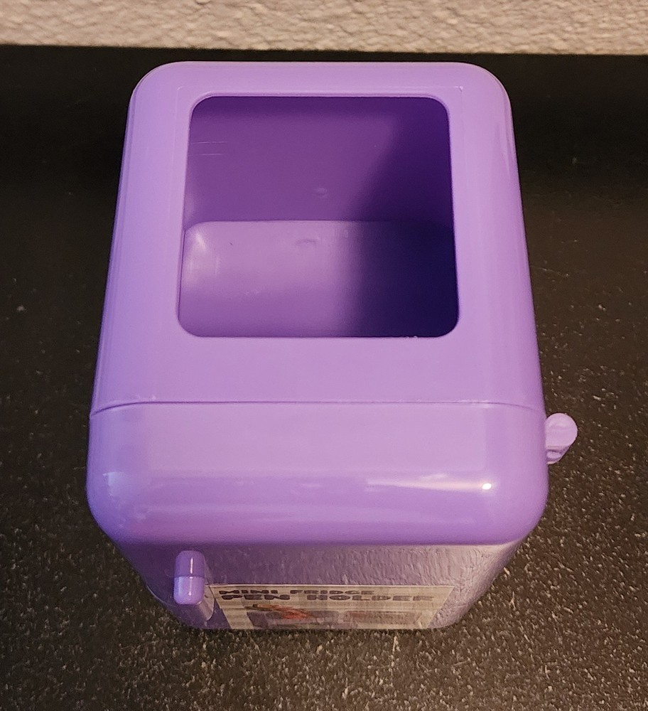 Mini Fridge Pen Holder Purple