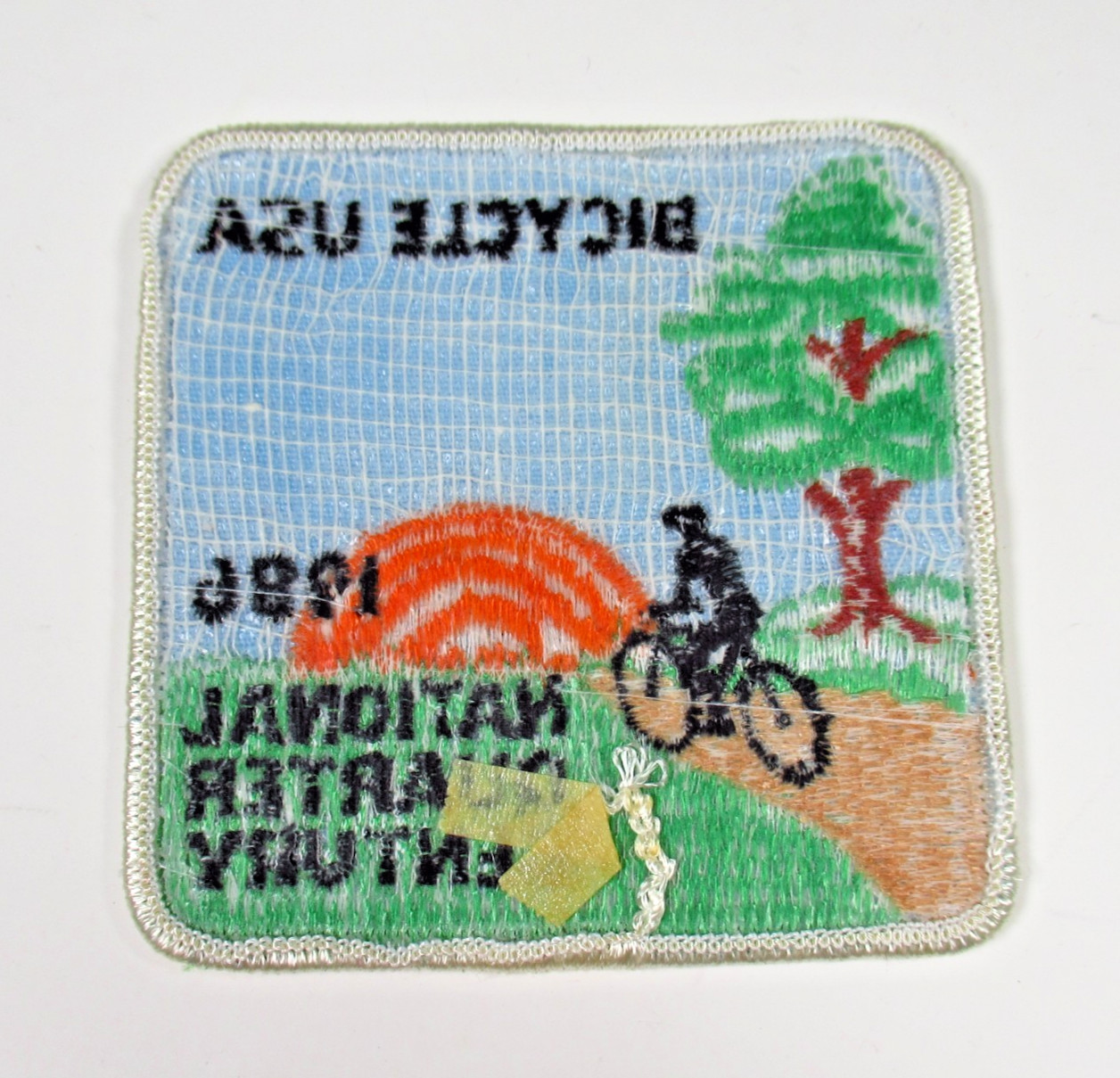 Bicycle USA National Quarter Century 1986 Vintage Cycling Patch
