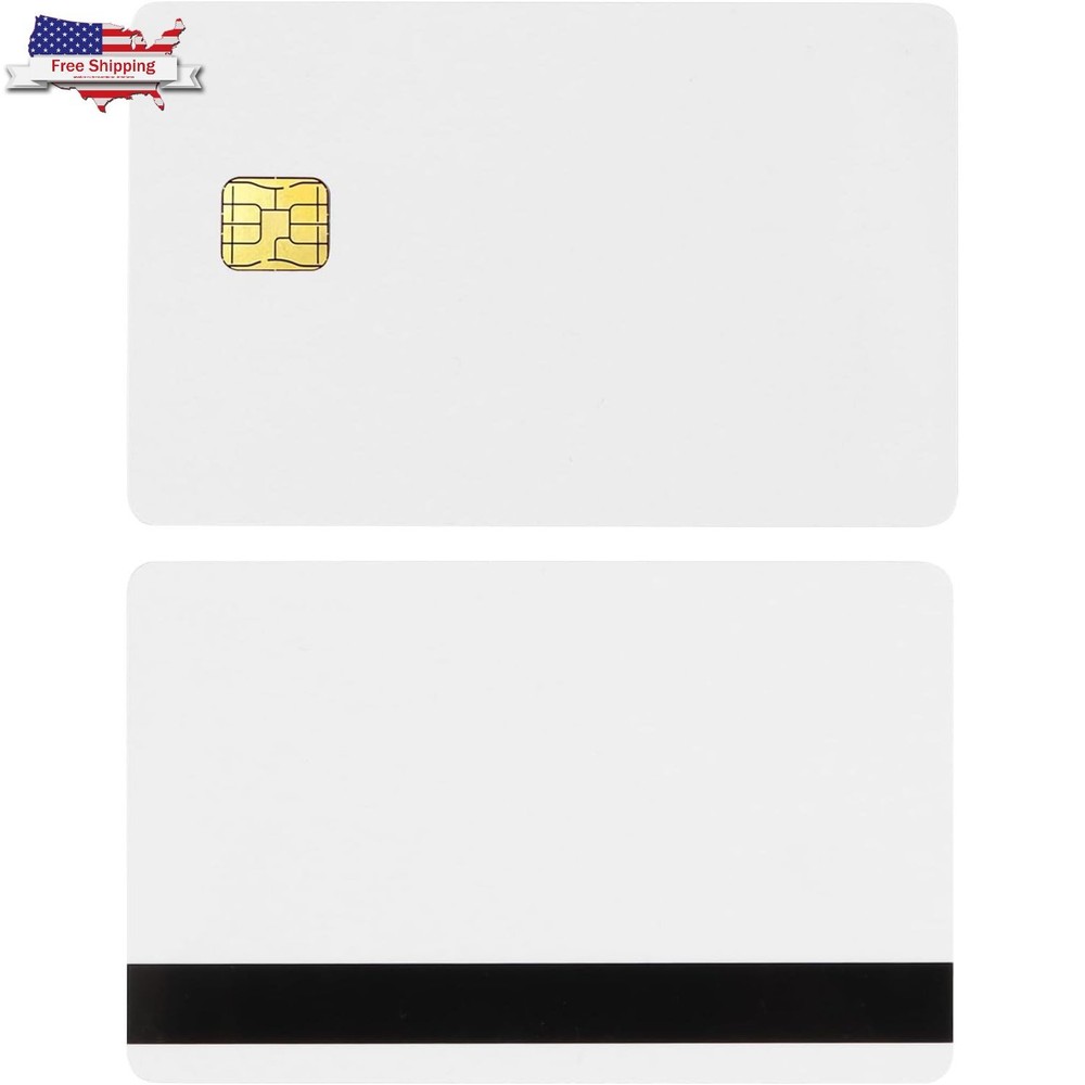 J2a040 Chip Java Jcop Cards Unfused, J2a040 Java Smart Card With 2 Track, 8.4mm