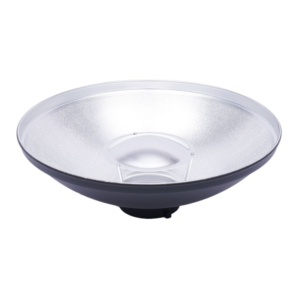 Studio Reflector 16" Beauty Dish Standard Bowens Mount Flash Head Strobe Mount|