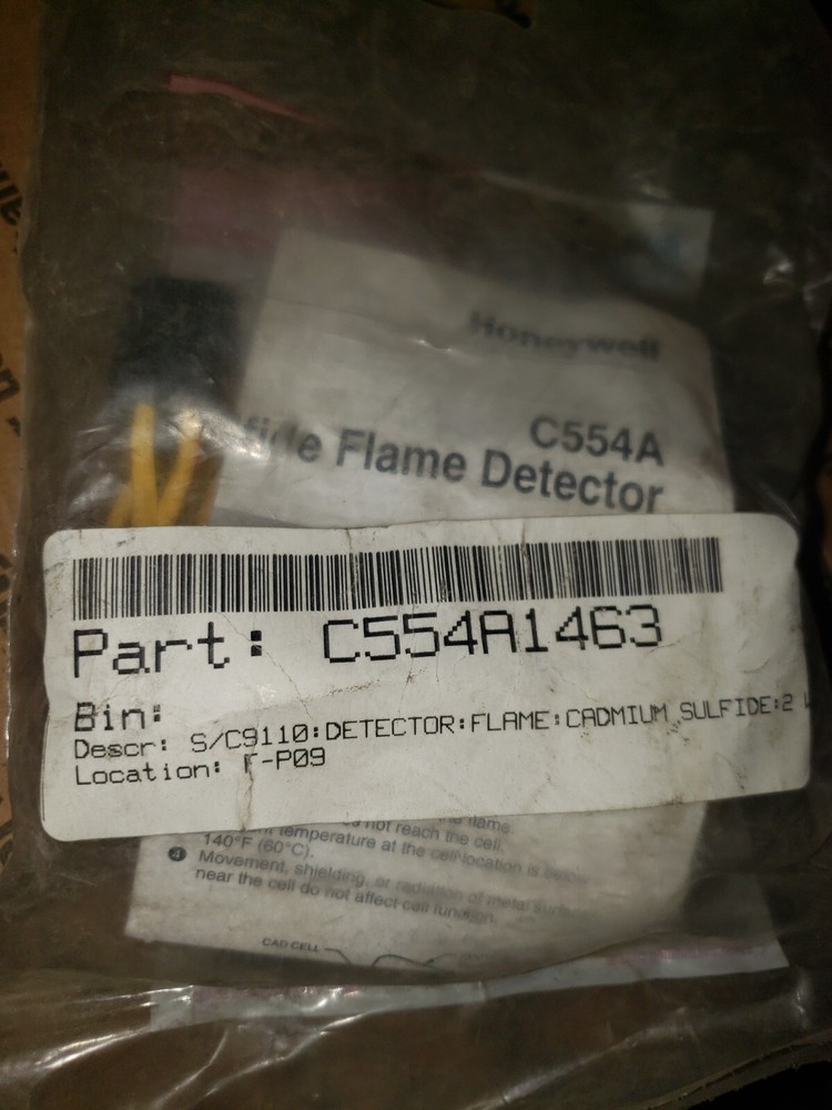 HONEYWELL FLAME DETECTOR C554A1463 (NEW)