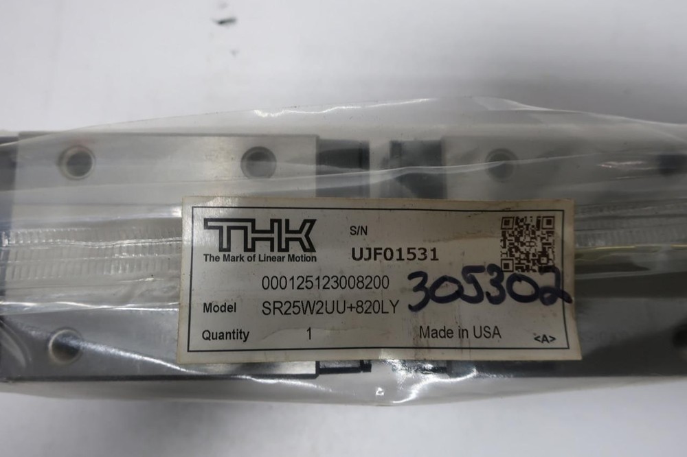 Thk SR25W2UU+820LY 820mm 25mm Linear Guide