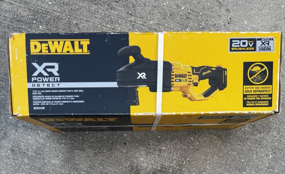 DeWalt XR Power Detect 7/16” Quick Change Compact Stud & Joist Drill Bare Tool