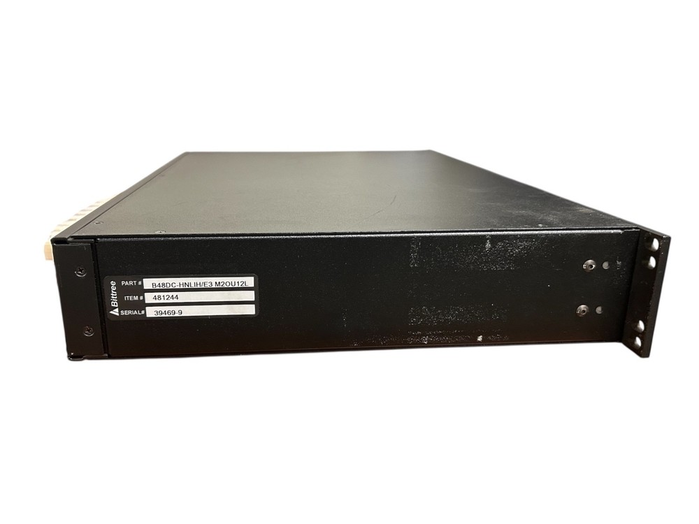 Bittree B48DC-HNLIH/E3 Patchbay 24 Console Inputs M2OU12L Black