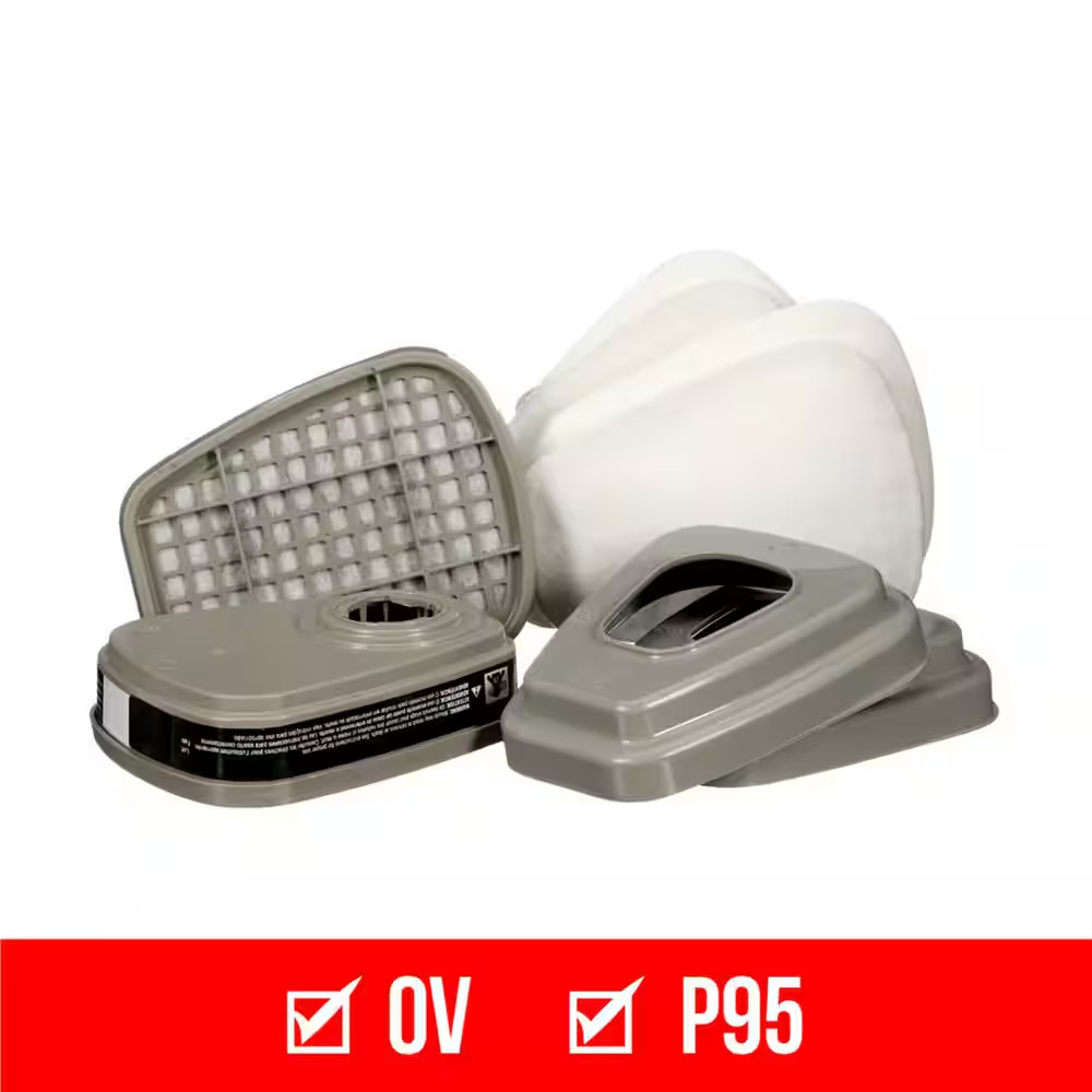 Paint Project Replacement Cartridge Filter and Retainer Kit (2-Pair)