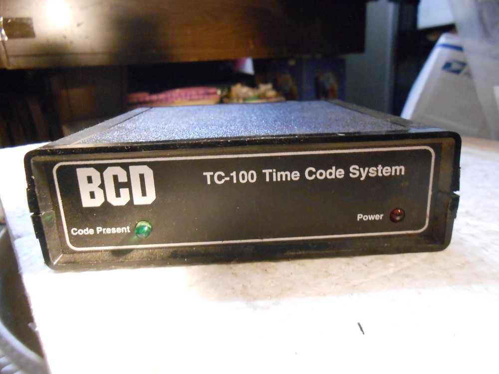 BCD TC-100 TIME CODE SYSTEM