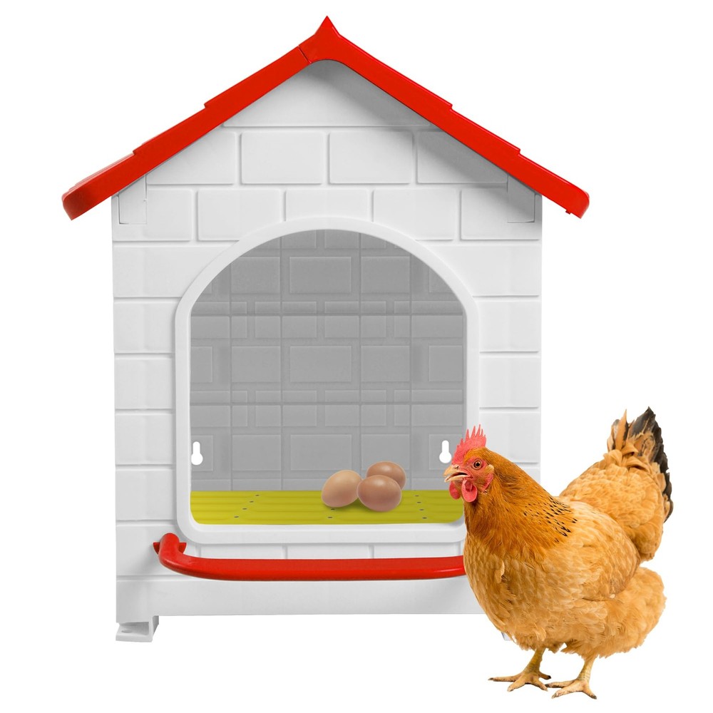 Nesting Boxes for Chicken, Plastic Compartment Chicken Nesting Boxes Coop for...