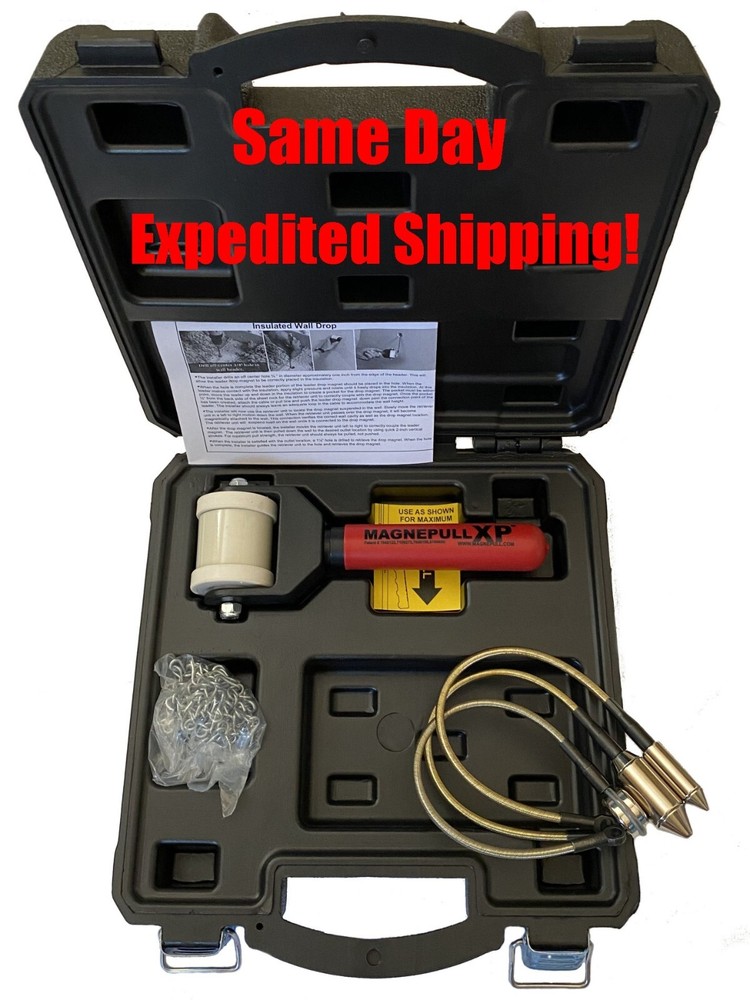 MAGNEPULL XP1000LC 3 Magnets 1/2" 3/4" Stud Fishing Cable Wire Puller Tool v2