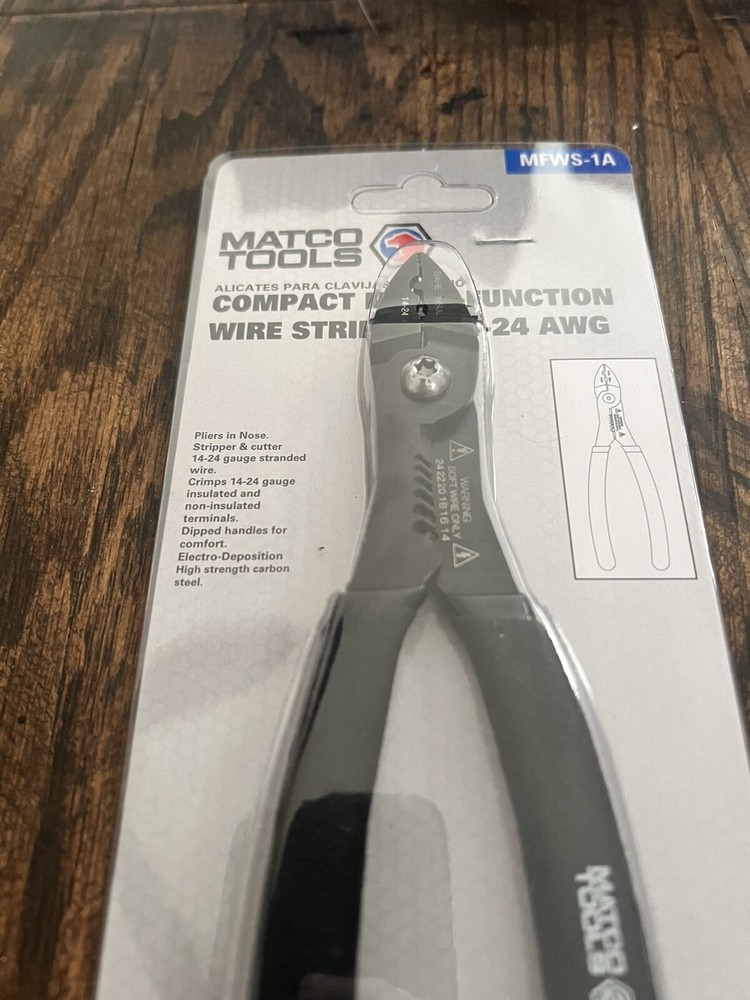 MATCO COMPACT MULTI FUNCTION WIRE STRIPPER 14-24 AWG MFWS-1A
