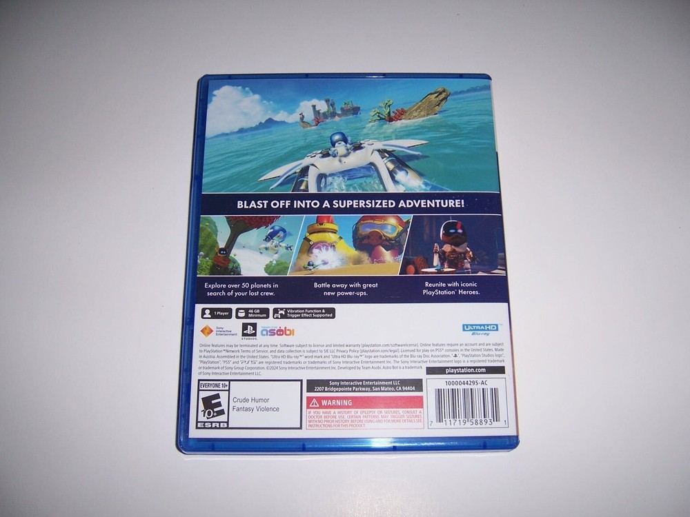 Replacement Box Case Only for Astro Bot PlayStation 5 PS5 AUTHENTIC