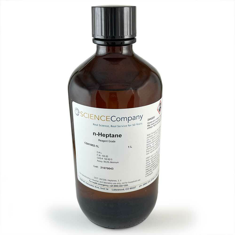 n-Heptane, 1L, 99% Reagent