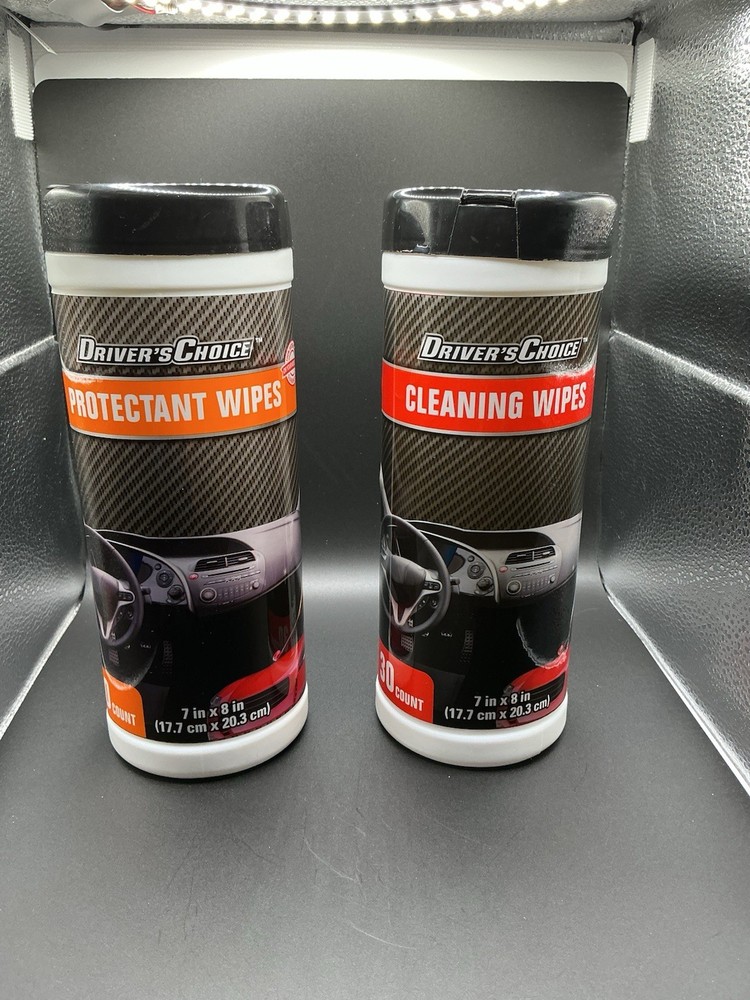 2 Pack Drivers Choice Cleaning & Protectant Wipes