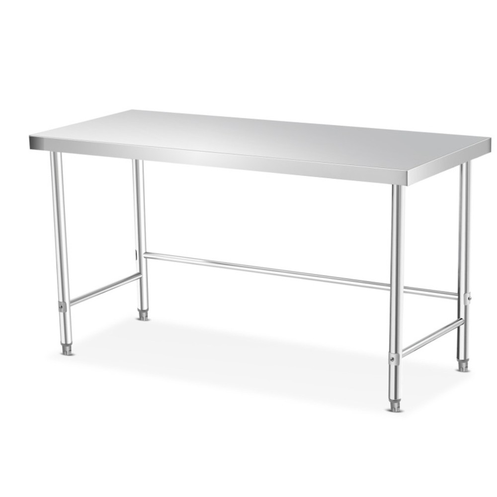 Stainless Steel Work Table Prepration Table Open Base for Kitchen & Restaurant