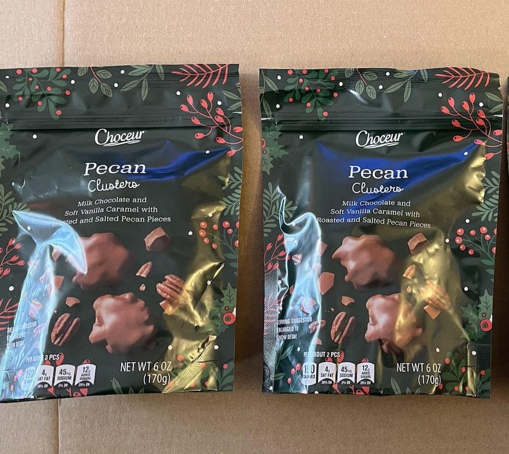 2 Bags - Choceur Pecan Clusters