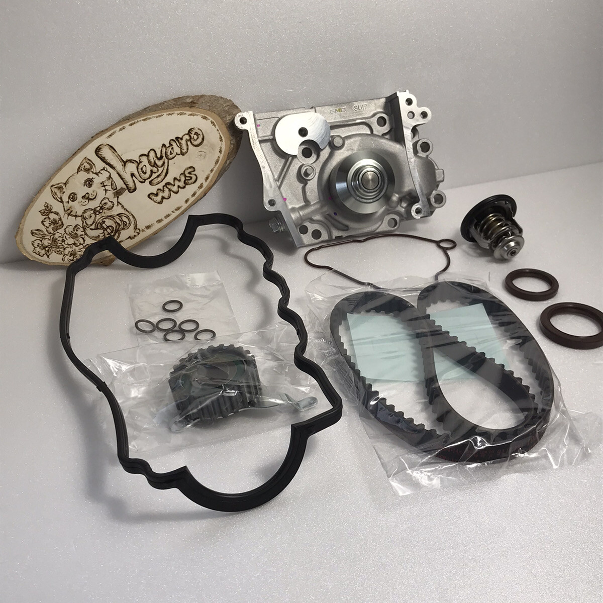 7 Parts Kit For SUBARU SAMBAR KS3 KS4 KV3 KV4 EN07 Timing Belt with Thermostat