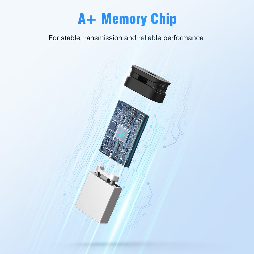 32GB 64GB USB Flash Drive Thumb U Disk Memory Stick Low-Mini Profile Pen Drive