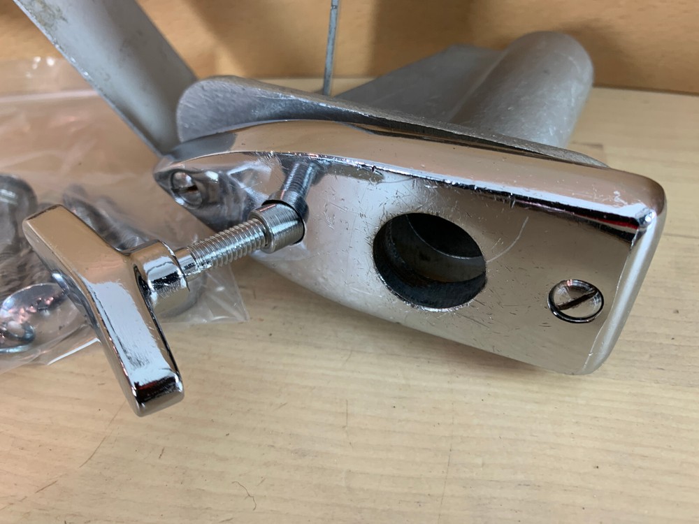 SONOR 70s Vtg Tom Post Mount Holder Bracket Part Champion Phonic Complete German