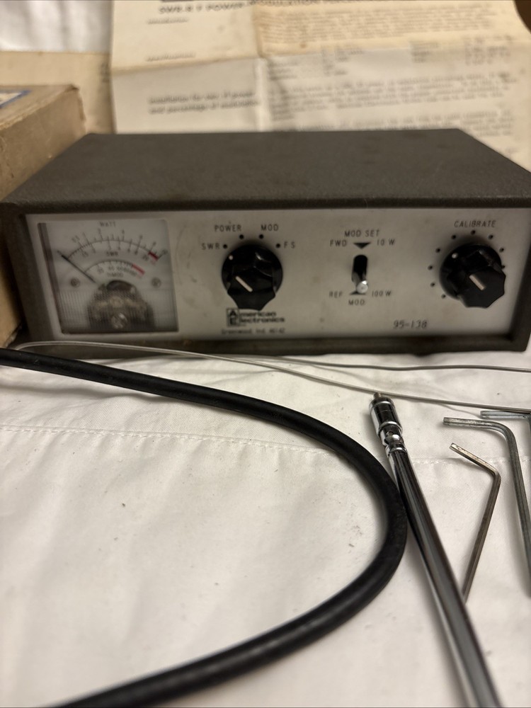 American Electronics 4 Function Transceiver Test Meter model 95-138 Untested